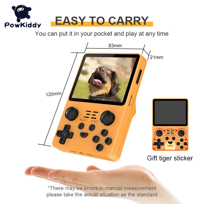 New RGB20S Handheld  Console Retro Open Source System RK3326 3.5-Inch 4:3 IPS Screen Children'S Gifts