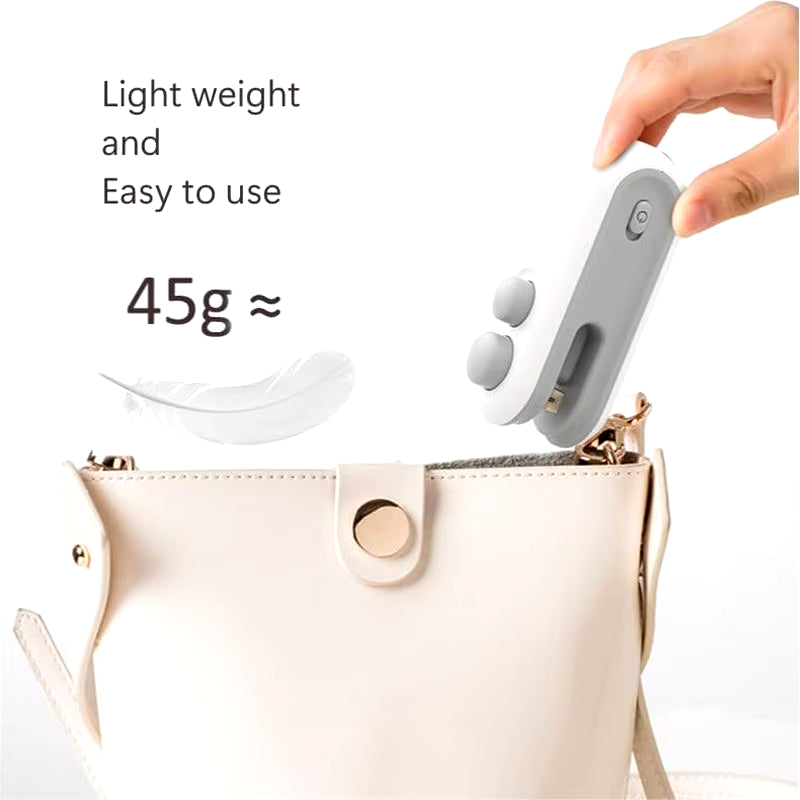 Vacuum Bag Sealing Machine Package Sealer Bags Plastic Bag Sealer Clip Bag Handheld Sealer  Packaging Heat Sealer for Home