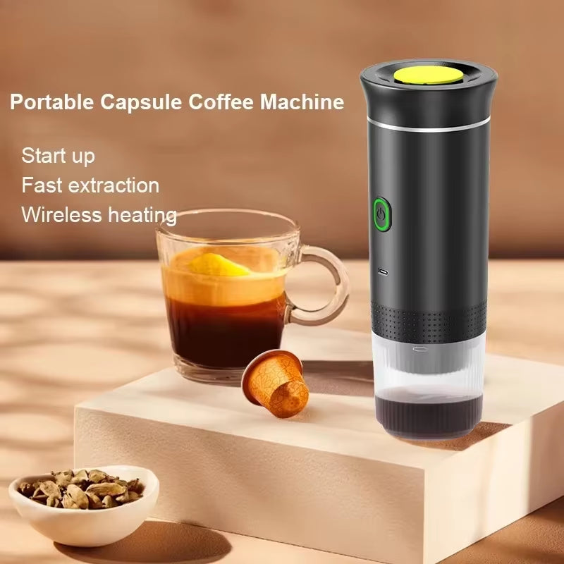 Youpin Coffee Machine Wireless Electric Portable Espresso Coffee Machine Maker 3-In-1 Capsule Powder  Coffee Maker
