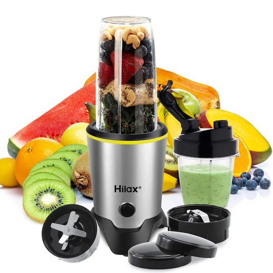 Personal Portable Blender for Shakes ,Smoothies, Prep, and Frozen Blending,Countertop Blender with 35Oz and 14Oz Bottles for Kitchen,1200W,Bpa Free(Sliver)