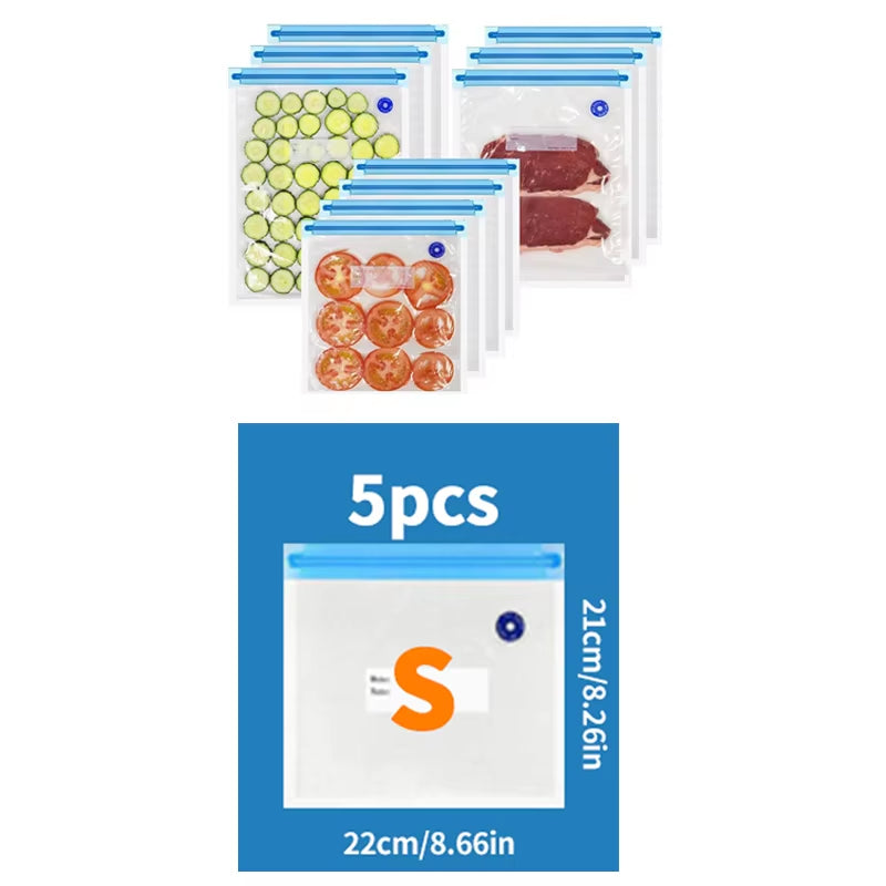 Handheld Vacuum Sealer for  Storage，Portable Vacuum Sealer，Avoid Cross Contamination of + 50 Vacuum Seal Bags