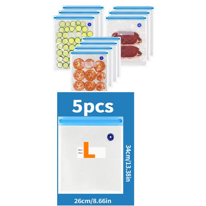 Handheld Vacuum Sealer for  Storage，Portable Vacuum Sealer，Avoid Cross Contamination of + 50 Vacuum Seal Bags