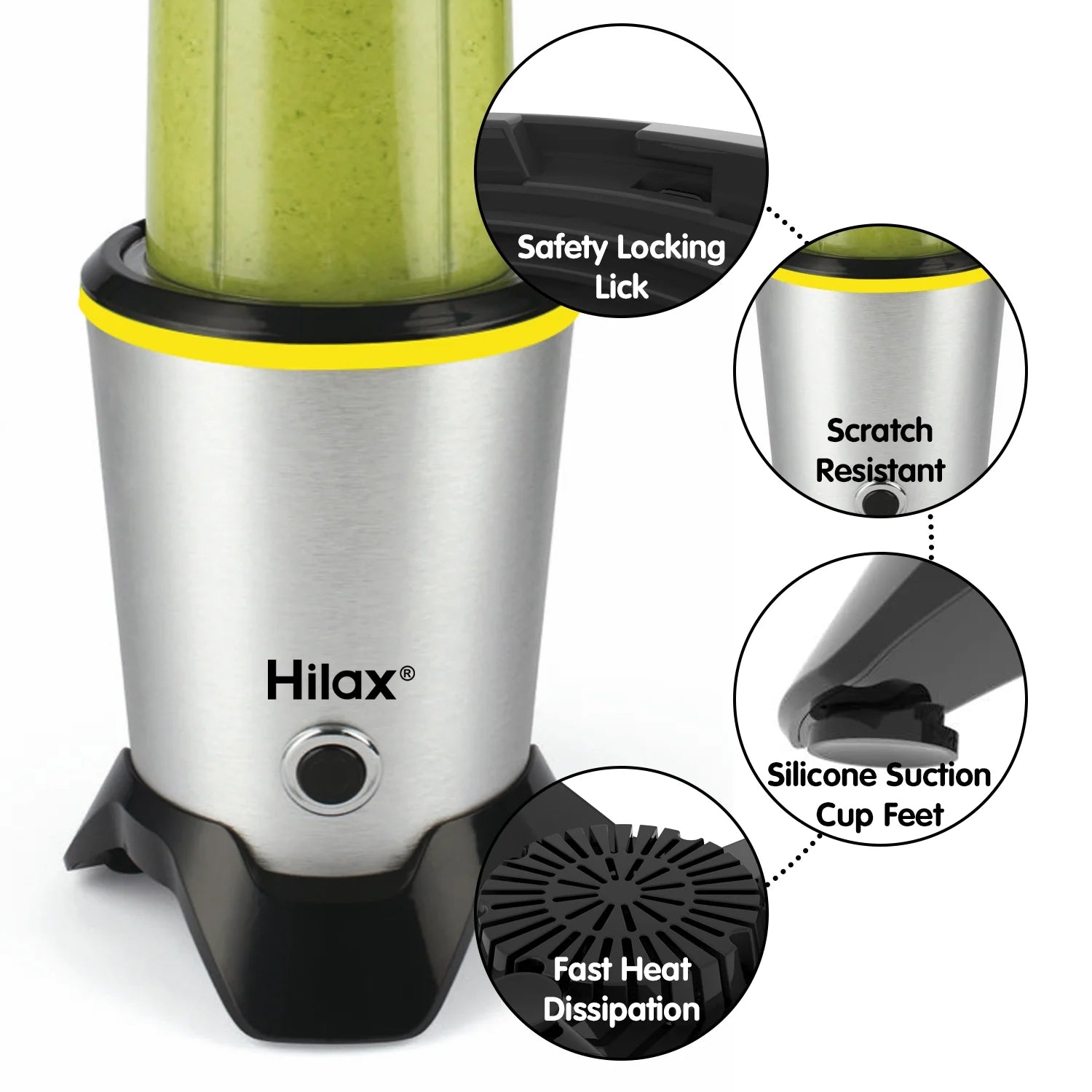 Personal Portable Blender for Shakes ,Smoothies, Prep, and Frozen Blending,Countertop Blender with 35Oz and 14Oz Bottles for Kitchen,1200W,Bpa Free(Sliver)